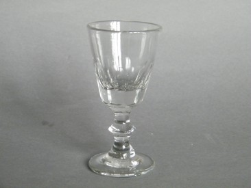 #0047 Panel Cut Sherry Glass circa 1900  **SOLD** through our Liverpool shop  2016