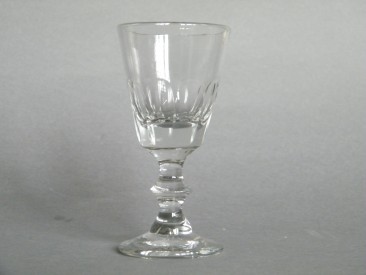 #0047 Panel Cut Sherry Glass circa 1900  **SOLD** through our Liverpool shop  2016