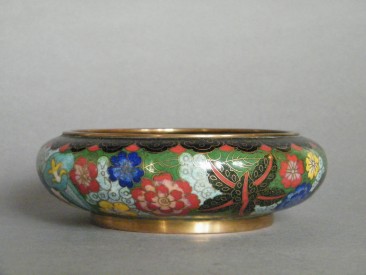 #0731  Chinese Millefleur Cloisonne Bowl Guangxu Reign (1875-1908)  **Sold**  to China - March 2012 售至中国 - 2012 年3月