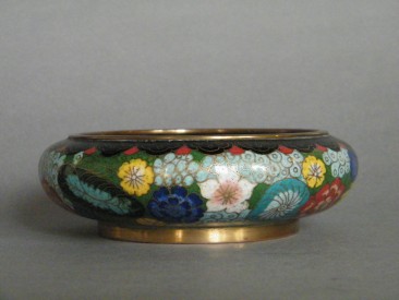 #0731  Chinese Millefleur Cloisonne Bowl Guangxu Reign (1875-1908)  **Sold**  to China - March 2012 售至中国 - 2012 年3月