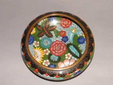 #0731  Chinese Millefleur Cloisonne Bowl Guangxu Reign (1875-1908)  **Sold**  to China - March 2012 售至中国 - 2012 年3月