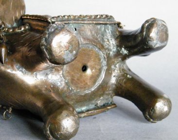 #1829   Japanese Bronze Elephant Incense Burner / Koro,  Meiji Period (1868-1911)  **Sold** September 2020