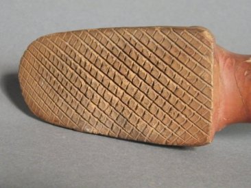 #1625  Rare Crocodile Form Burnished Earthenware Egyptian Foot Rasp