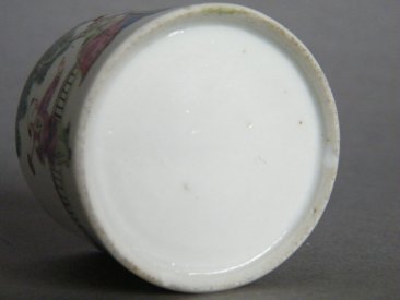 #0302 Chinese Porcelain 'Famille Rose' Cosmetic Pot c1865-1900 **Sold** Through our Liverpool shop