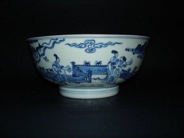 #0116  Imperial Chinese Blue & White Bowl. Yongzheng Reign (1723-1735)  **Sold**through our Liverpool shop - April 08 利物浦店内售出 - 2008年4月