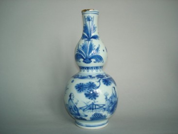 #0189  Chinese Late Ming Double Gourd vase, Chongzhen Reign (1628-1644) **Sold** November 2008 已售 - 2008年11月