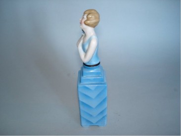 #0017 1920s - 30s Art Deco Scent Bottle **SOLD**
