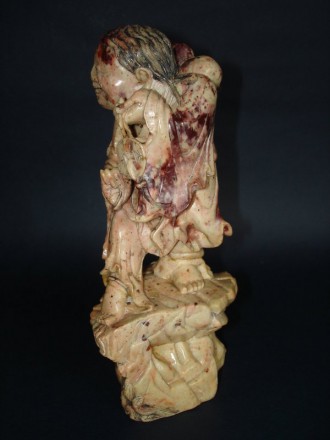 #0026 Rare 18thCentury Chinese Soapstone Carving - Liu Hai **Sold**to USA Oct 07 售至美国 - 2007年10月