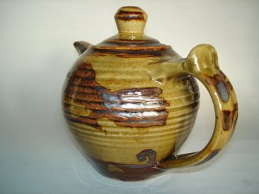 #0013  Studio Pottery Ara Cardew Teapot - Late 20th Century  **Sold**