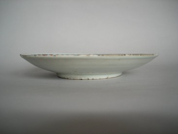 #0178 Late Ming Chinese Wucai Dish - Tianqi Reign (1621-1627) **Sold** to UK - November 2009 售至英国 - 2009年11月