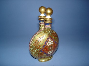 #0090 19th Century Coalport Persian Style Scent Bottle **Sold** through our Liverpool Shop