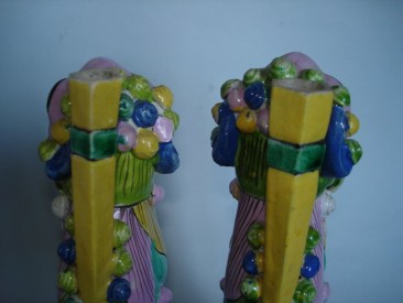 #0205  18/19th Century Chinese Export Joss Stick Holders - Jiaqing Reign (1796-1820)  **Price on Request**