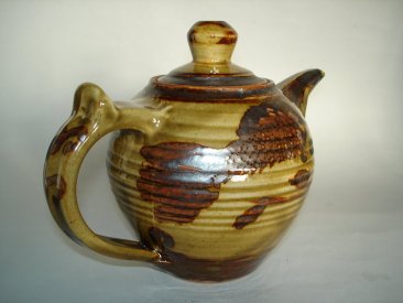 #0013  Studio Pottery Ara Cardew Teapot - Late 20th Century  **Sold**