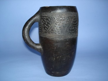 #0095 Rare Zulu Pottery Beer Mug c1920-1960 **Sold** through our Liverpool Shop, 2017