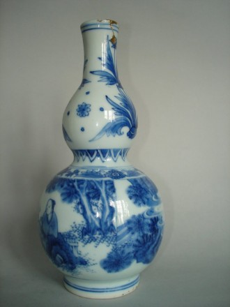 #0189  Chinese Late Ming Double Gourd vase, Chongzhen Reign (1628-1644) **Sold** November 2008 已售 - 2008年11月