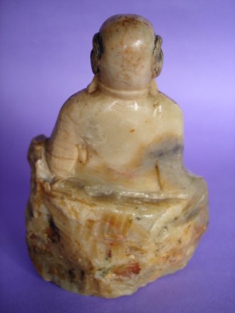 #0124 18th/19th Century Chinese Soapstone Carving of Zhong Hanli **Sold** to Taiwan - May 2011 售至台湾 - 2011年5月