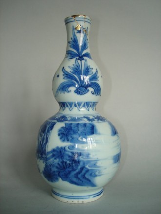 #0189  Chinese Late Ming Double Gourd vase, Chongzhen Reign (1628-1644) **Sold** November 2008 已售 - 2008年11月