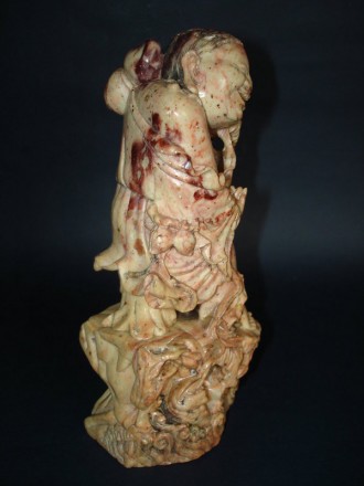 #0026 Rare 18thCentury Chinese Soapstone Carving - Liu Hai **Sold**to USA Oct 07 售至美国 - 2007年10月