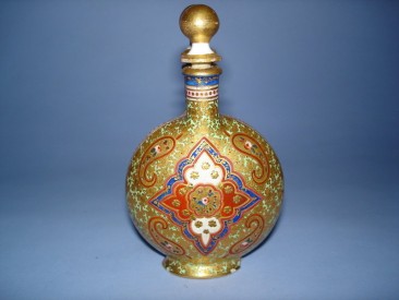 #0090 19th Century Coalport Persian Style Scent Bottle **Sold** through our Liverpool Shop