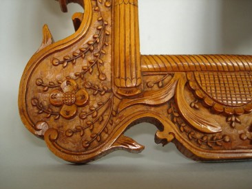 #1531  Early 19th Century Carved Chinese Export Mirror Frame  **Sold** to China - July 2011 售至中国 - 2011年7月