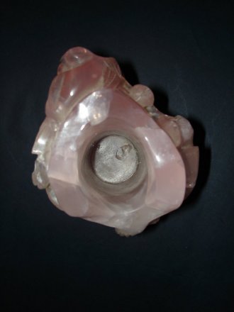 #0022  Large Chinese Rose Quartz Brushpot, 19th Century  **Sold**  to Australia - January 2011 售至澳大利亚 - 2011年1月