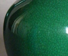 #1824  18th/19th Century Chinese Apple Green Glazed Vases， *Price on Request* ， *售价待询*