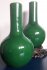 #1824  18th/19th Century Chinese Apple Green Glazed Vases， *Price on Request* ， *售价待询*