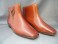 #0125 Rare Pair of Plum Coloured 1960s Mary Quant Designed " Quant Afoot" Ankle Boots - Unused **SOLD** to USA