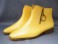 #0456 Rare Pair of Yellow 1960s Mary Quant Designed " Quant Afoot" Ankle Boots - Unused **SOLD** to USA  2016