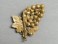 #0936 Gilt Metal & Coloured Diamante "Grapes" Brooch, circa 1930s **SOLD**