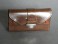#0930 Ladies Art Deco Style Brown Leather Purse, with Magic Wallet, circa 1950s **SOLD**