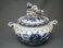 #1694  Soviet Russian Blue & White Porcelain Tureen, circa 1970s  **SOLD** 2018