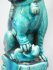 #1745 Rare Chinese Turquoise Enamelled Buddhist Guardian Lion，17th /18th Century