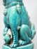 #1745 Rare Chinese Turquoise Enamelled Buddhist Guardian Lion，17th /18th Century