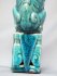 #1745 Rare Chinese Turquoise Enamelled Buddhist Guardian Lion，17th /18th Century