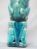 #1745 Rare Chinese Turquoise Enamelled Buddhist Guardian Lion，17th /18th Century