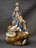 #1753 Rare Japanese Porcelain Figure Kannon with Dragon, Meiji (1868 - 1911)     **SOLD** to USA,  2021