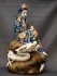 #1753 Rare Japanese Porcelain Figure Kannon with Dragon, Meiji (1868 - 1911)     **SOLD** to USA,  2021