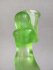 #1809 Green Glass Art Deco Candle Holder, circa 1930s **SOLD** 2020