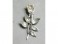 #1245 Enamel and Marcasite Tulip Brooch, circa 1945 - 1960 **SOLD**