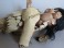 #1590   Rare Native American Doll with Papoose, circa 1950s