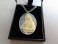 #1661  Wedgwood Jasperware Style Plastic Mona Lisa Pendant, circa 1970