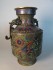 #1630 Rare Bronze Vase with Iznik Style Decoration from Japan, circa 1890 - 1910