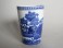 #1651  Rare Wedgwood Blue & White "Fallow Deer" Beaker, circa 1920s