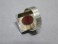 #1612  1960s - 1970s  Carnelian and Silver Ring  **SOLD** December 2017