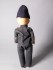 #1543  Plastic Policeman Doll, circa 1940s - 1950s  **SOLD** through our Liverpool shop March 2017