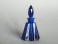 #0579 Art Deco Cobalt Blue Perfume Bottle, circa 1920-1940 "SOLD"