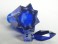 #0579 Art Deco Cobalt Blue Perfume Bottle, circa 1920-1940 "SOLD"