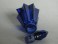 #0579 Art Deco Cobalt Blue Perfume Bottle, circa 1920-1940 "SOLD"