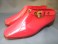 #0102 Rare Pair of Red 1960s Mary Quant Designed " Quant Afoot" Ankle Boots - Unused   **Sold** to New York - March 2014 售至纽约 - 2014年3月